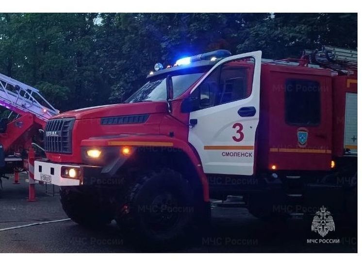 Ещё одна баня сгорела под Смоленском