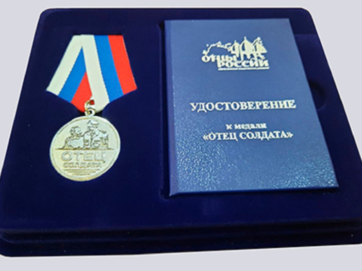 В Красноярском крае мужчин наградили медалями «Отец солдата»