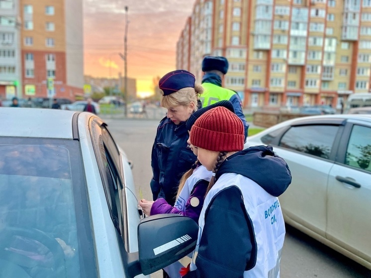 Новгородская Госавтоинспекция провела акцию к Дню отца