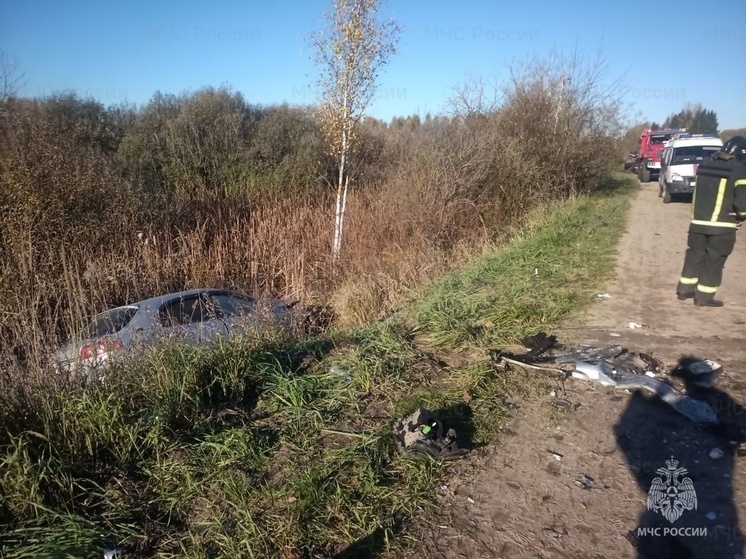 В Михновке под Смоленском в ДТП пострадали два человека