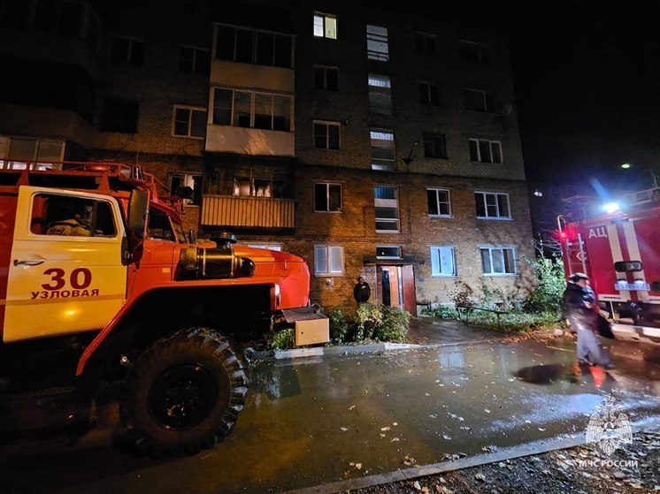 Житель Узловой погиб при пожаре в квартире