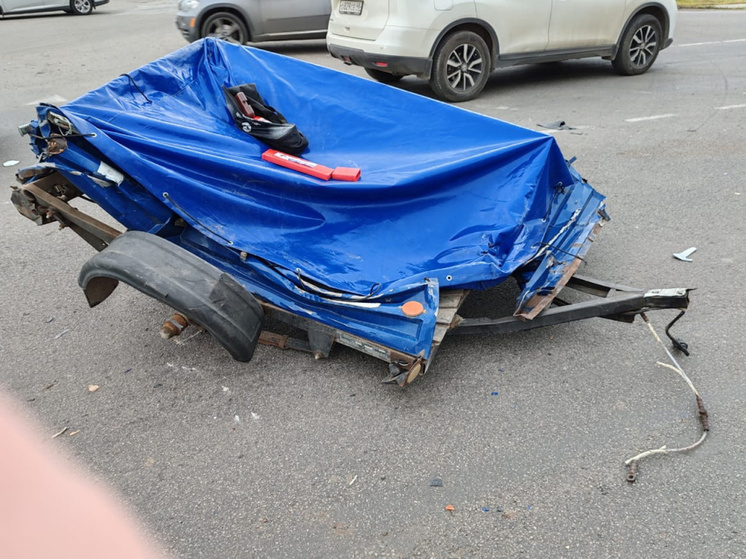 Попавший в ДТП липчанин выжил благодаря автомобильному прицепу