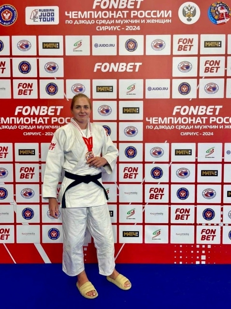 Спортсменка из Ноябрьска взяла бронзу чемпионата России по дзюдо в командном зачете