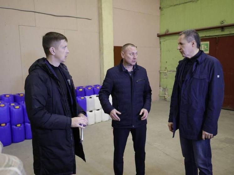 Гладков посетил площадки с резервными источниками электроэнергии в Старом Осколе