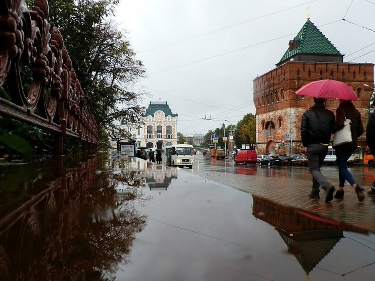 Пасмурно и дождливо будет в Нижнем Новгороде 23 октября