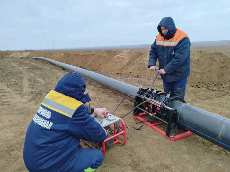 В ставропольском селе Арзгир обновили аварийный водопровод