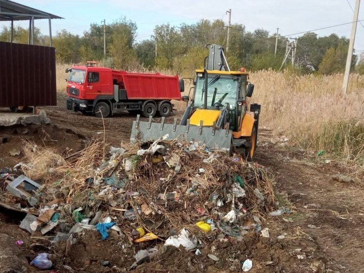 Астраханцы устраивают свалки