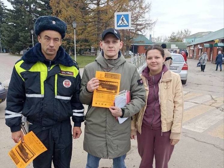 В Ряжске сотрудники Госавтоинспекции провели акцию «Безопасный переход»