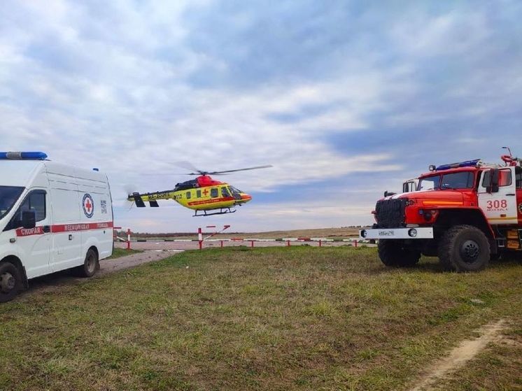 Ребенка из Можайска доставили на санитарном вертолете в медучреждение