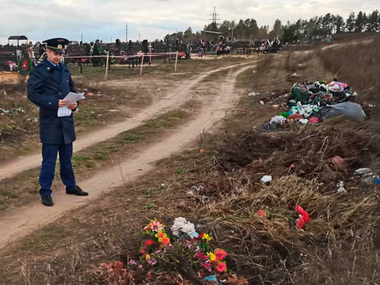 Прокуратура потребовала убрать 4 свалки у кладбища брянской деревни Вьюнки