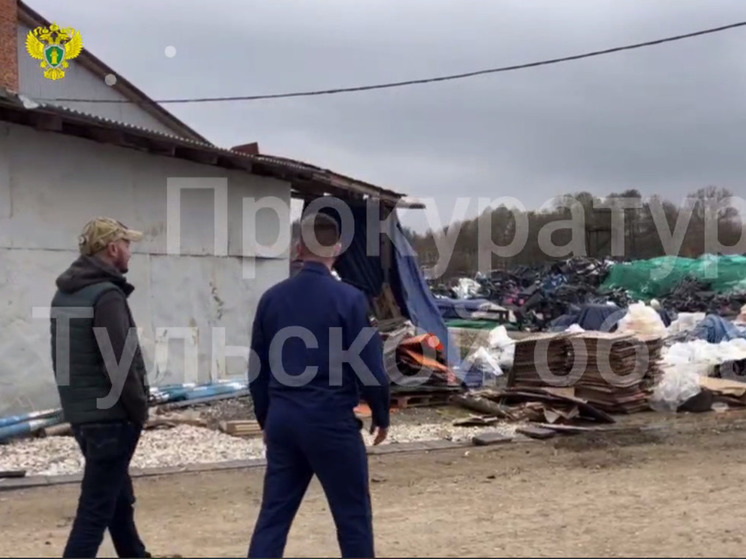 Тульская прокуратура организовала проверку по факту свалки опасных отходов в Дубне