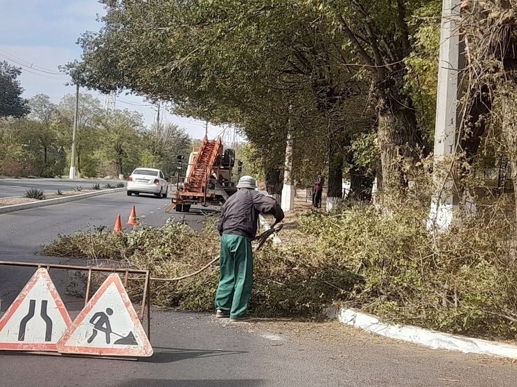 В Элисте продолжают работы по благоустройству