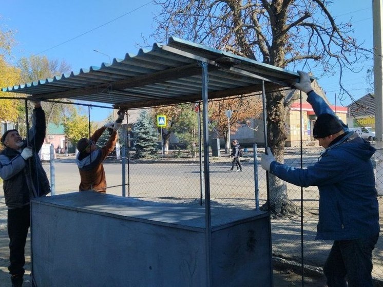 В Молочанске ликвидировали стихийный рынок на улице Шевченко