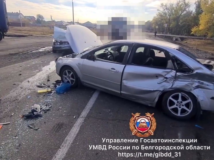 Две белгородки пострадали в дорожной аварии в Новооскольском округе