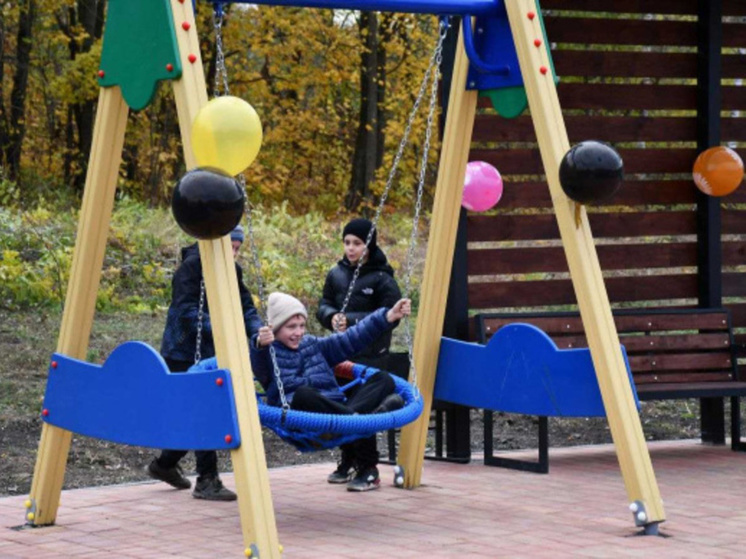 В белгородском селе Веселое открылся новый сквер