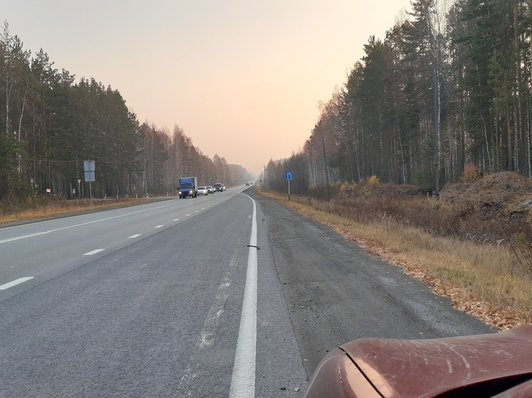 Мчащуюся по Пермскому тракту колонну ДПС заметили под Екатеринбургом