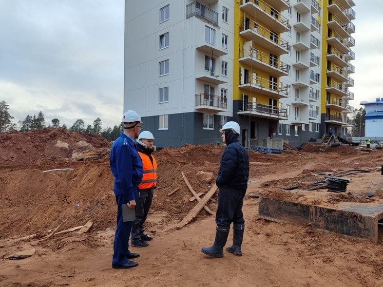 В Лужской прокуратуре проверили ход работ на стройплощадке для переселенцев