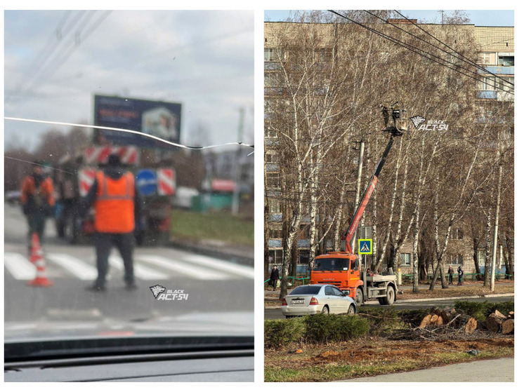 В Новосибирске начали делать разметку и освещение после гибели беременной девушки в ДТП