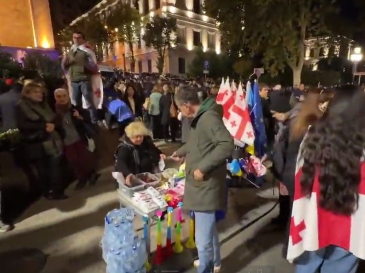 Грузинская оппозиция потребовала на митинге проведения повторных выборов