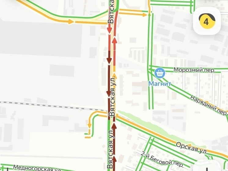 Неработающие светофоры на Вятской в Ростове стали причиной пробки
