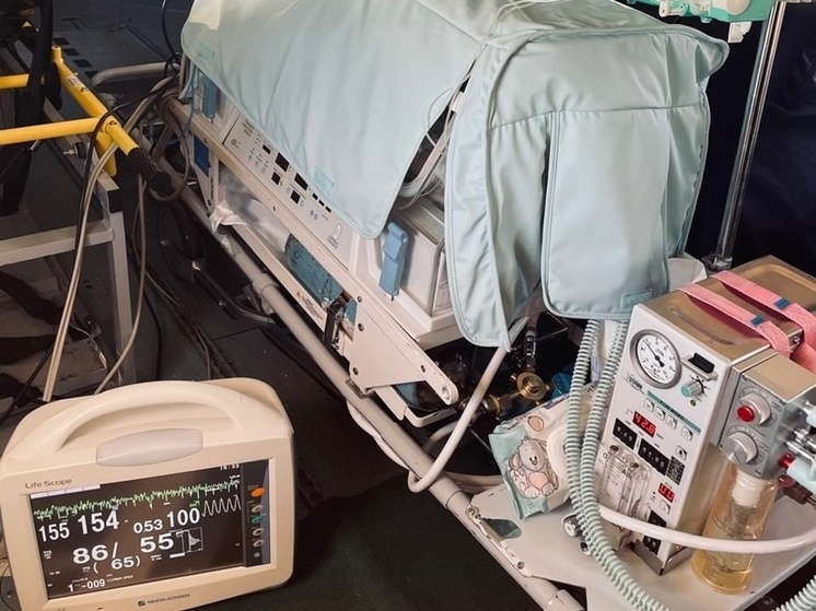 Младенца доставили вертолетом санавиации из Сортавалы в Петрозаводск