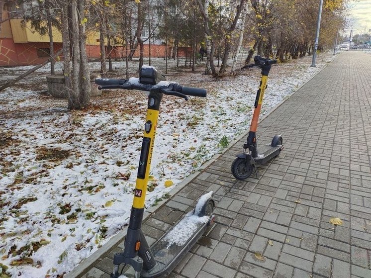 В Омске сезон самокатов ещё не завершён
