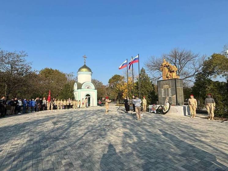 В Геническе прошла акция памяти ко дню освобождения города от фашистов