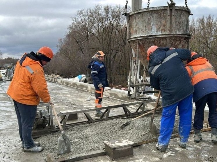 В Лунинском районе продолжается реконструкция моста через реку Шукша