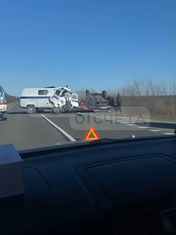 На Сахалине в ДТП с полицейским УАЗом погиб человек