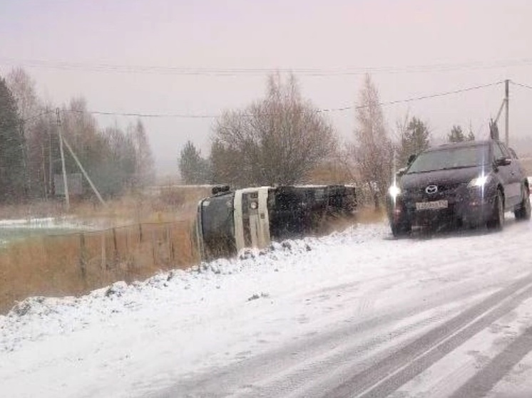 Первый снег в Нижегородской обл. застал водителей врасплох