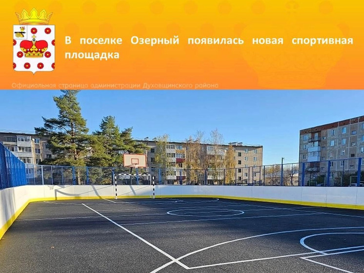 Филиал «Смоленская ГРЭС» ПАО «Юнипро» завершил строительство универсального спортивного комплекса в Озерном