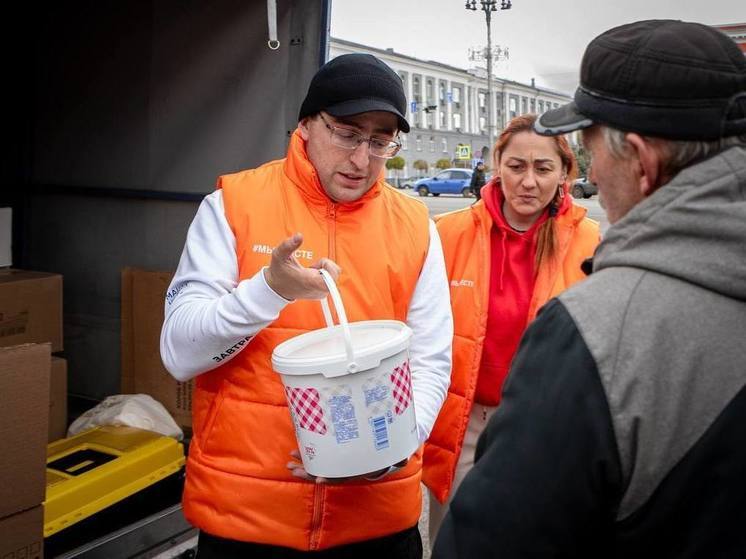 В Курскую область прибыл груз с гуманитарной помощью из Владикавказа