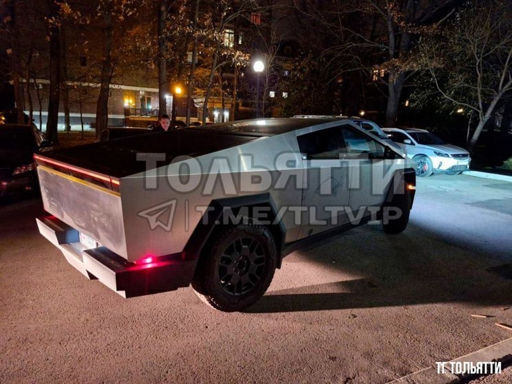 На дорогах Самарской области заметили Tesla Cybertruck