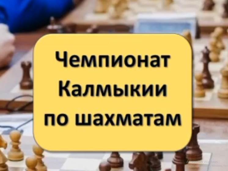 В столице Калмыкии готовятся к шахматному чемпионату