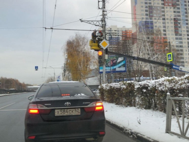 На перекрёстке Московского шоссе и Западной в Рязани установили камеру