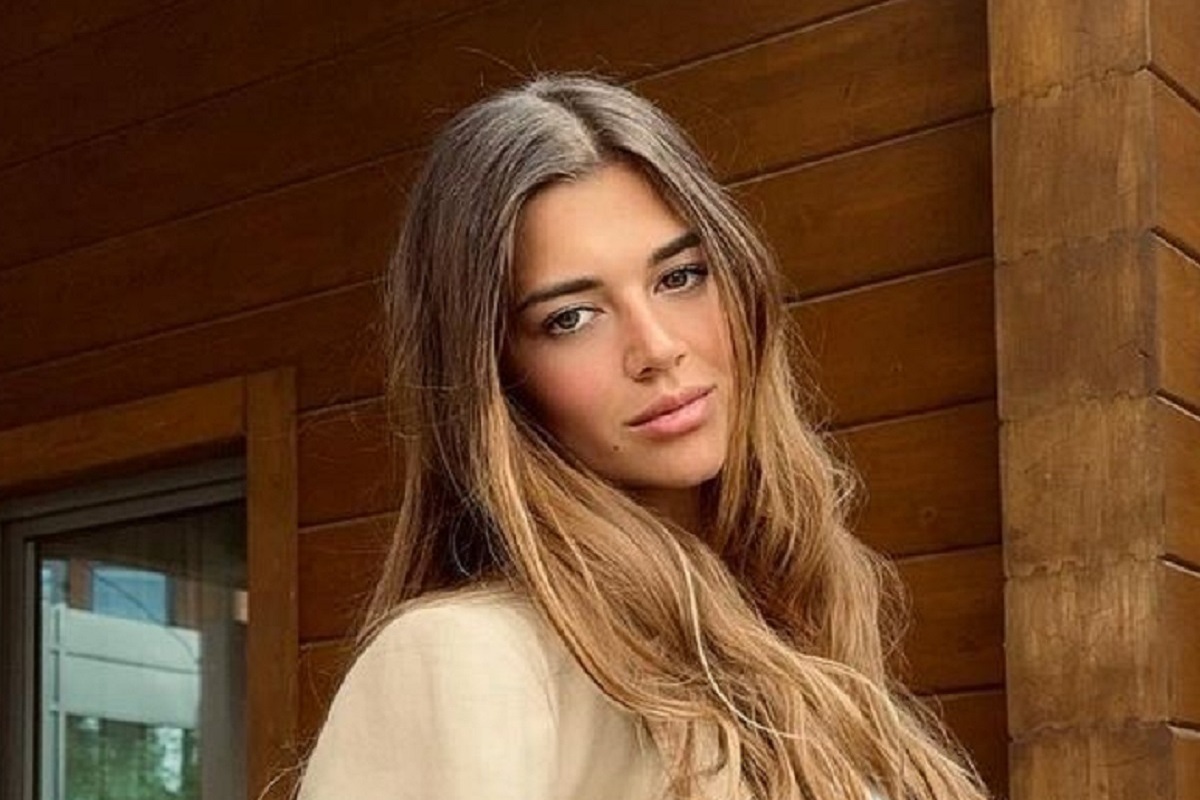 Гимнастка снялась крупным планом