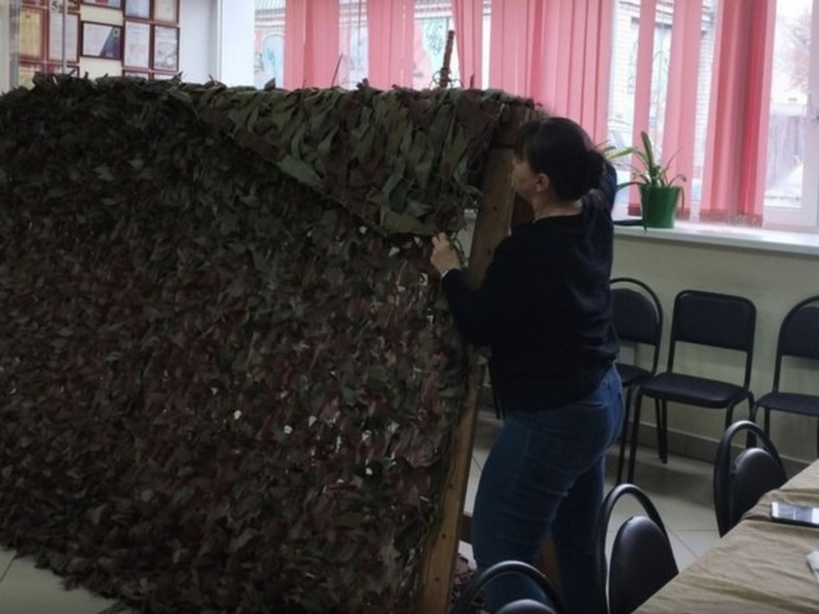 Тюменская область производит для бойцов СВО маскировочные сети