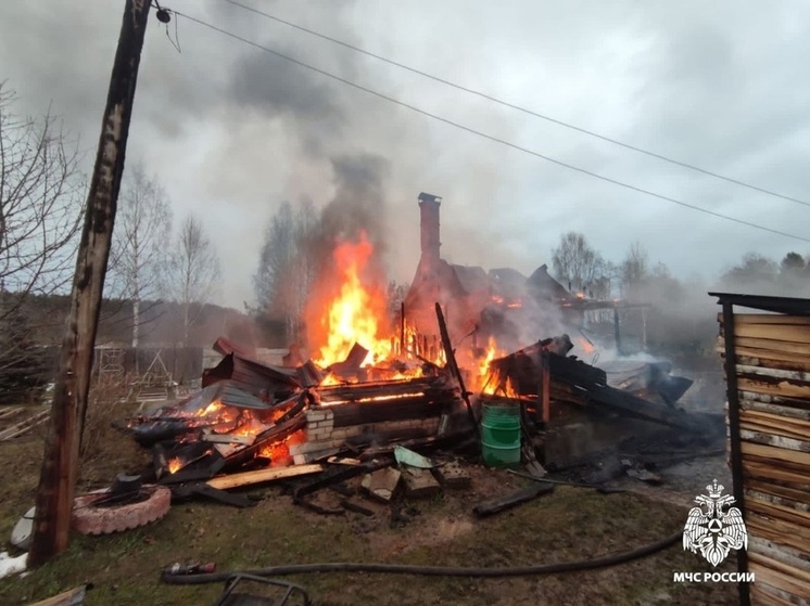 Пожилая костромичка едва не погибла при пожаре в Островском районе