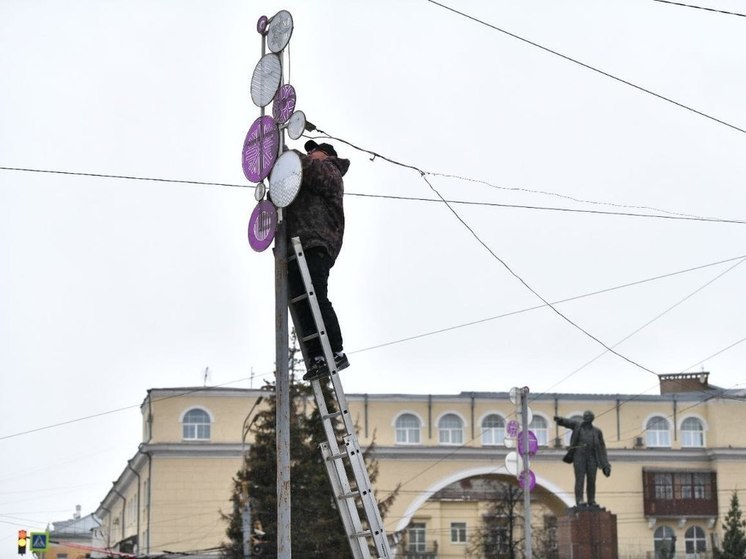 По Ярославлю растянут 20 километров гирлянд