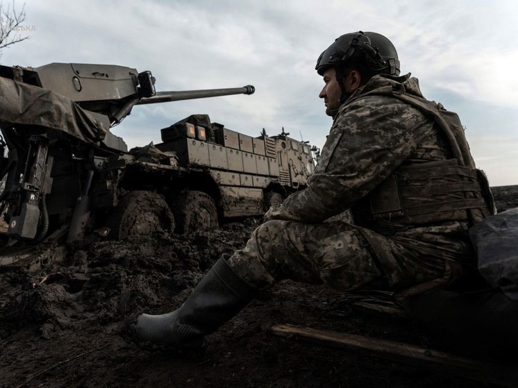 Боевики ВСУ оставили предсмертное послание на своей сгоревшей в Курской области БМП