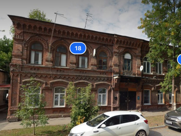 В Самаре обновят фасад двухэтажного дома в стиле кирпичной эклектики