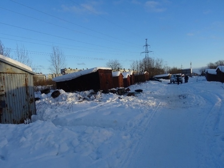 У новодвинца украли гараж со всем содержимым