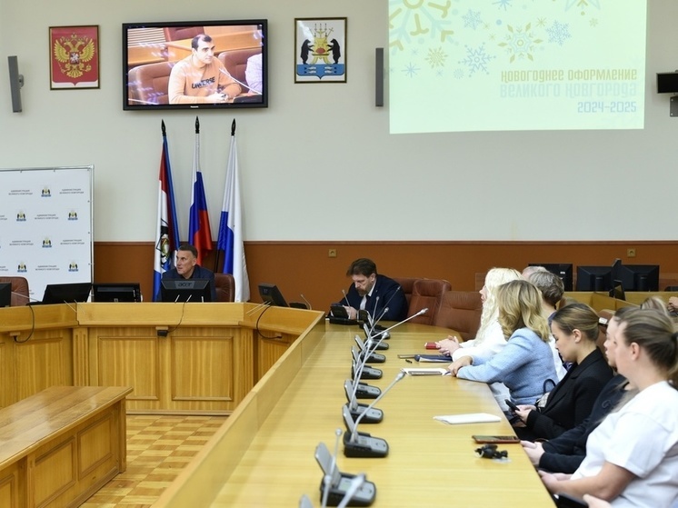 В Великом Новгороде началась подготовка к Новому году