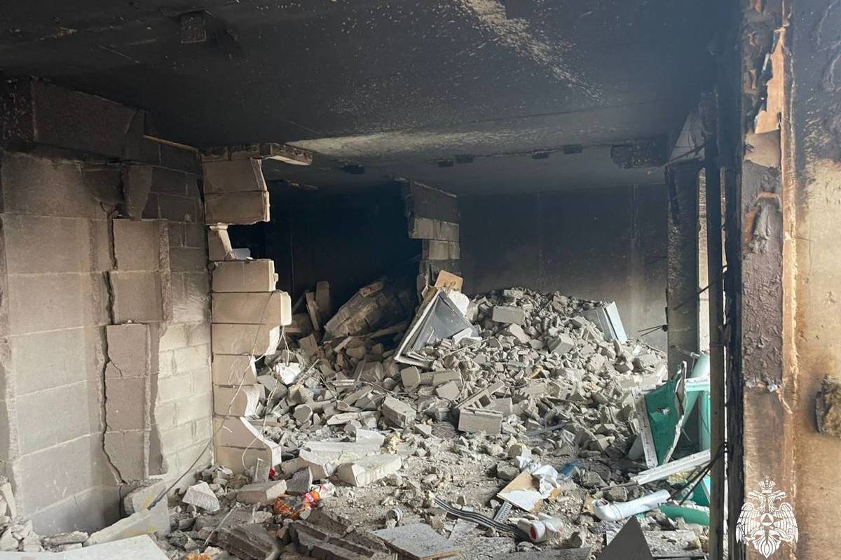 Пожар в жилом доме в Пятигорске потушен