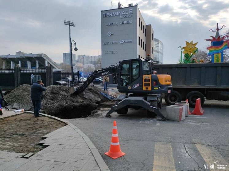 Ремонт на Батарейной затянулся во Владивостоке