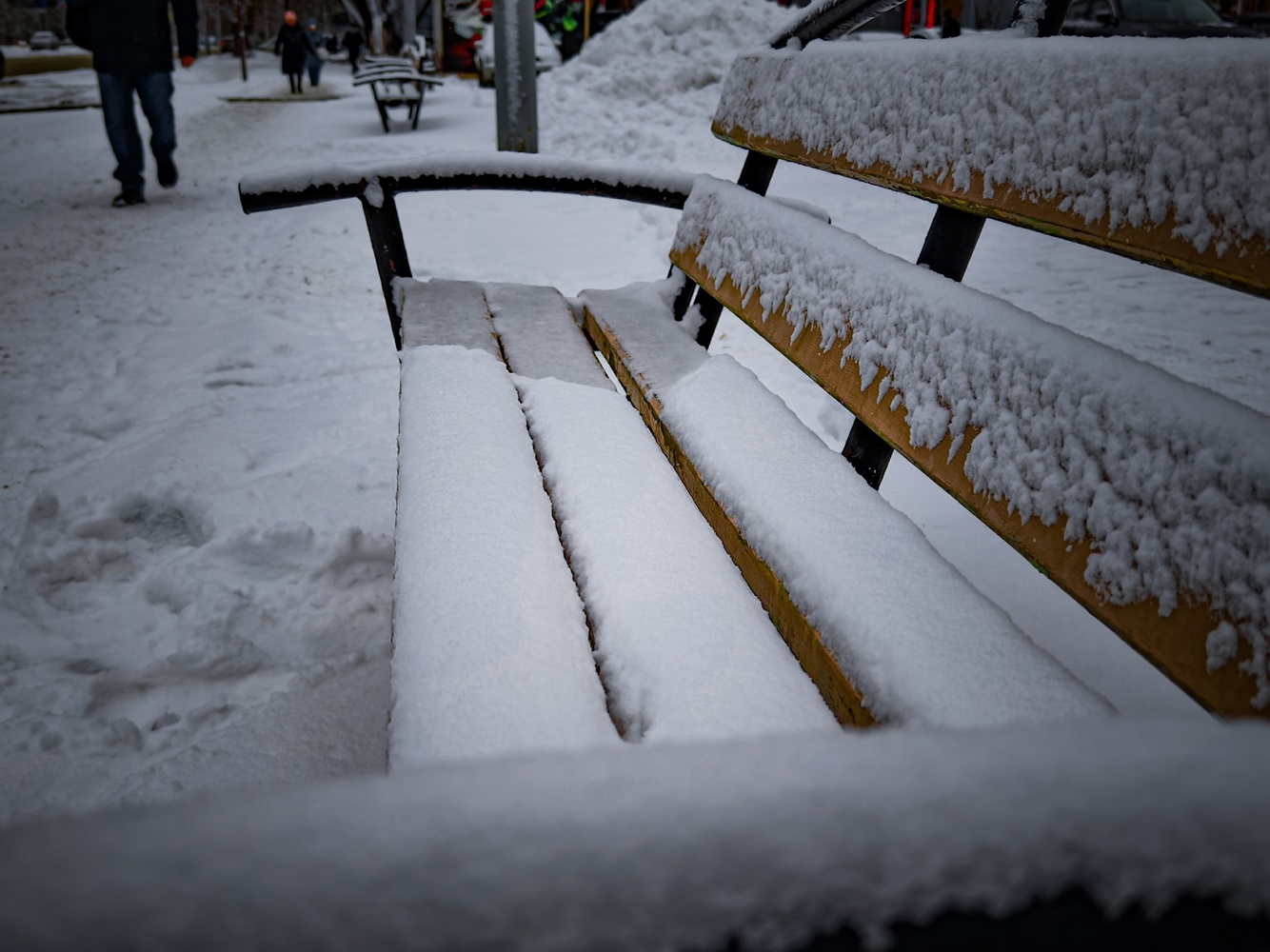 Заснеженный Томск: фото сугробов на улицах города 