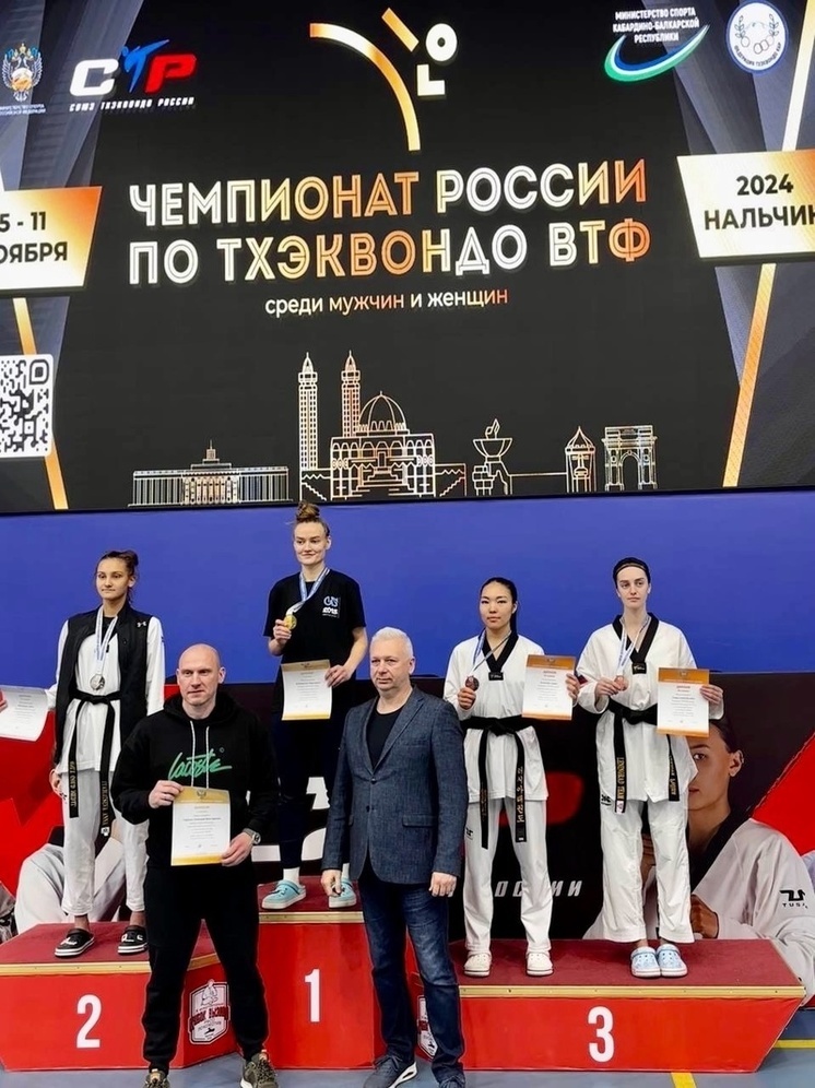 Калмыцкая спортсменка стала призером чемпионата страны