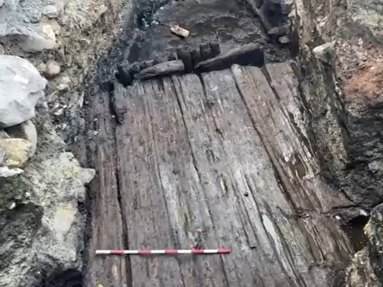 В Тверской области археологи нашли деревянную мостовую XIV века