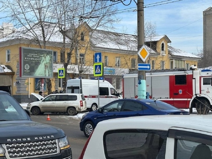 Человек пострадал в ДТП в центре Читы