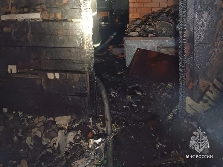 В Калининградской области во время пожара погиб человек